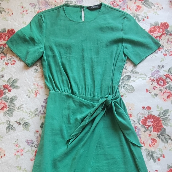 & OTHER STORIES Tie Up Mini Wrap Dress - Picture 12 of 12